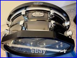 Yamaha SD255ASG Steve Gadd 14x5.5 Steel Snare, Vintage Hoops Black, Japan + Case
