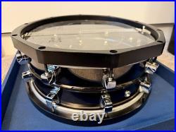 Yamaha SD255ASG Steve Gadd 14x5.5 Steel Snare, Vintage Hoops Black, Japan + Case