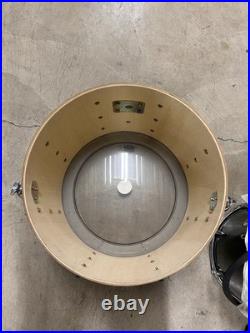 Yamaha Stage Custom 4-Piece Acoustic Drum Kit Wood Shells Remo Heads+Mount