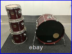 Yamaha Stage Custom 4pc Drum Set kit 22x16,10x9,12x10,14x12