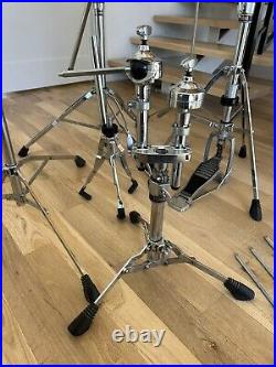 Yamaha Stage Custom 5 Piece Steel Snare 4 Cymbals, Stands, Gator Bags Included