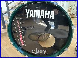 Yamaha Stage Custom 5 Piece Steel Snare 4 Cymbals, Stands, Gator Bags Included