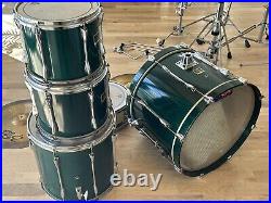 Yamaha Stage Custom 5 Piece Steel Snare 4 Cymbals, Stands, Gator Bags Included