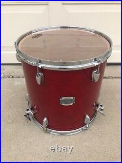 Yamaha Stage Custom Birch 4pc drum set Cranberry Red 20-14-12-10