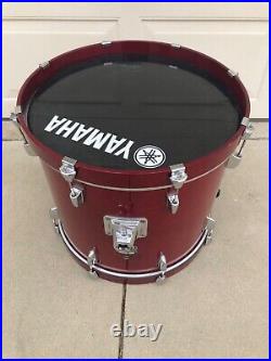 Yamaha Stage Custom Birch 4pc drum set Cranberry Red 20-14-12-10