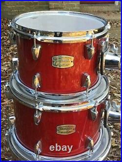 Yamaha Stage Custom Birch Drum Set 20 Bass10 12 Rack Tom 14 Floor Cranberry