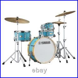 Yamaha Stage Custom Hip Birch Acoustic 4-Piece Drum Kit, Matte Surf Green (Used)