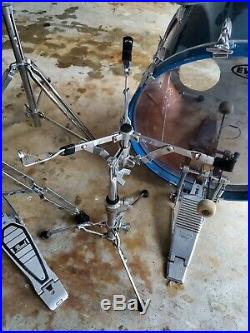 Yamaha Tour Custom Drum Set (Cobalt Blue) with Hardware and Cases