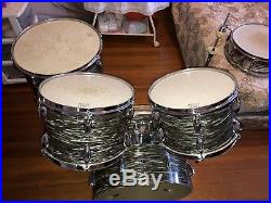 Yamaha Vintage 70s D series Black Willow Japanese Drum Set 20/12/13/16/ 5 x14