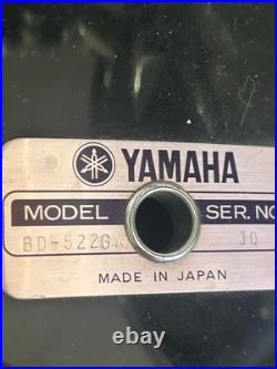 Yamaha Vintage Recording Custom Drum Set YESS Mount Black Rare Sizes