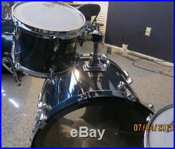 Yamaha absolute custom maple drum set sea blue 20/14/10