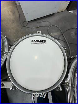 Yamaha field corps tenor quad set 8,10,12,13 Evans heads good player withstand