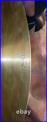 ZILDJIAN K0925 15 K LIGHT BOTTOM DRUMSET CAST BRONZE CYMBAL 1270g USED