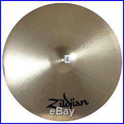 Zildjian K0819 22 Ride Drumset Cymbal Cast Bronze Medium-Low Profile Used