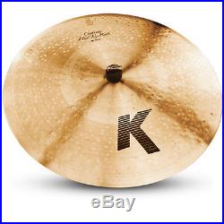 Zildjian K0882 20 K Custom Series Flat Top Ride Drumset Cast Bronze Cymbal