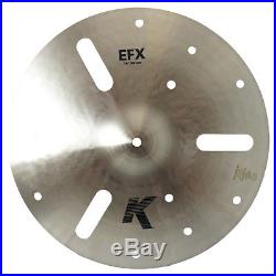 Zildjian K0890 16 K Efx Thin Drumset Cast Bronze Cymbal Low To Mid Pitch Used