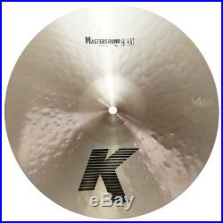 Zildjian K0910 14 K Mastersound Top Hi Hat Drumset Bronze Cymbal Brand Used