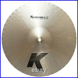 Zildjian K0911 14 K Mastersound Bottom Hi Hat Drumset Bronze Cymbal Used