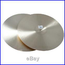 Zildjian K0923 15 K Light Hihat Pair Drumset Bronze Cymbals Low Pitch Used