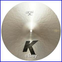 Zildjian K0924 15 K Light Top Drumset Cast Bronze Cymbal With Dark Sound Used