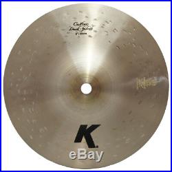 Zildjian K0930 8 K Custom Dark Splash Drumset Bronze Cymbal Soft Vol Used
