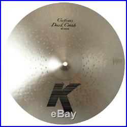 Zildjian K0953 18 K Custom Dark Crash Drumset Bronze Cymbal Low Pitch Used