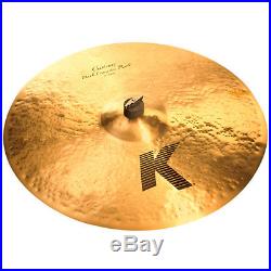 Zildjian K0963 21 K Custom Dark Complex Ride Drumset Cast Bronze Cymbal