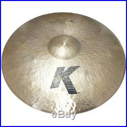 Zildjian K0963 21 K Custom Dark Complex Ride Drumset Cast Bronze Cymbal Used