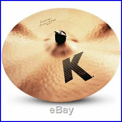 Zildjian K0991 K Custom Series 18 Thin Crash Cast Bronze Drumset Cymbal Used