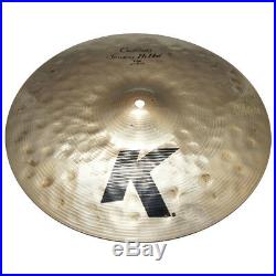 Zildjian K0994 14 K Custom Series Session Hi Hat Top Drumset Cymbal Used