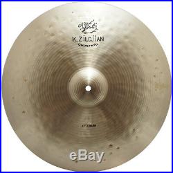 Zildjian K1067 17 K Constantinople Crash Drumset Bronze Cymbal Cut Bal Used