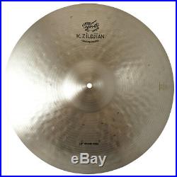 Zildjian K1069 19 K Constantinople Crash Ride Drumset Cast Bronze Cymbal Used