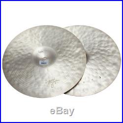 Zildjian K1070 14 K Constantinople Hi Hat Pair Drumset Bronze Cymbals Used