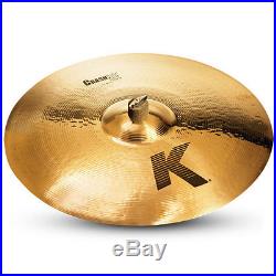 Zildjian K20835 21 K Crash Ride Brilliant Drumset Cast Bronze Cymbal Brand