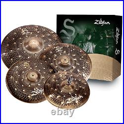 Zildjian S Dark 4-Piece Cymbal Pack Zildjian S Dark 4-Piece Cymbal Pack